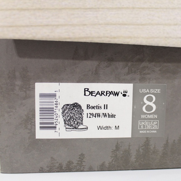 BearPaw Boetis II White - Size 8 - NWOT - Picture 8 of 10
